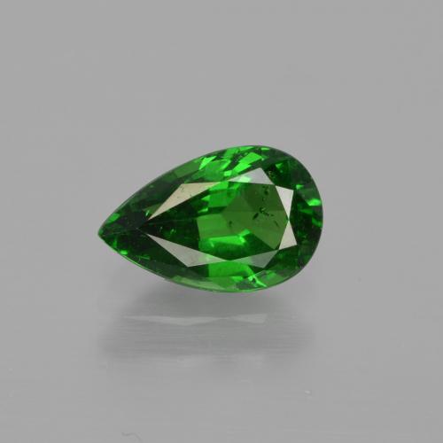 Intense Green Tsavorite Garnet Gem - 1.1ct Pear Facet (ID: 415689)