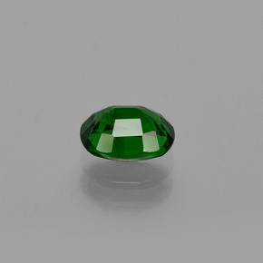 Tsavorite Garnet Gemstone in 6.5 x 5.3 mm Size for Sale, Tsavorite Garnet Stone in Dark Green Color