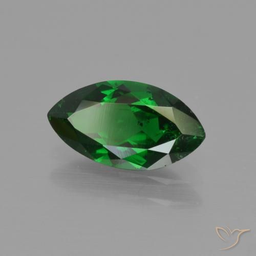 1.18 ct Green Tsavorite Garnet Stone, Natural Tsavorite Garnet in Marquise Facet Shape for Sale