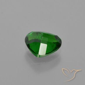 Tsavorite Garnet Gemstone in 6.9 x 6.1 mm Size for Sale, Tsavorite Garnet Stone in Dark Green Color