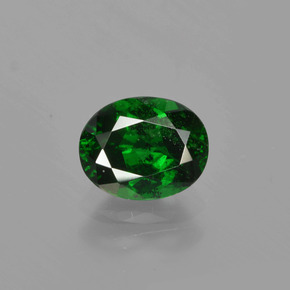 Forest Green Tsavorite Garnet Gem - 1.1ct Oval Facet (ID: 415863)