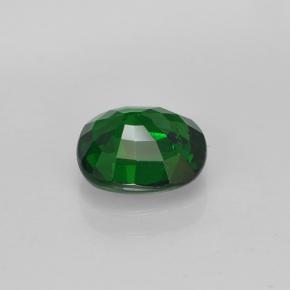 Tsavorite Garnet Gemstone in 7.2 x 6.2 mm Size for Sale, Tsavorite Garnet Stone in Forest Green Color