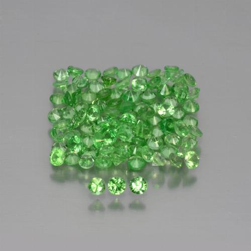 Lively Green Tsavorite Garnet Gem - 0ct Diamond-Cut (ID: 451626)