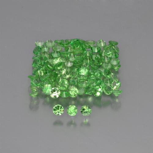 Lively Green Tsavorite Garnet Gem - 0ct Diamond-Cut (ID: 451629)