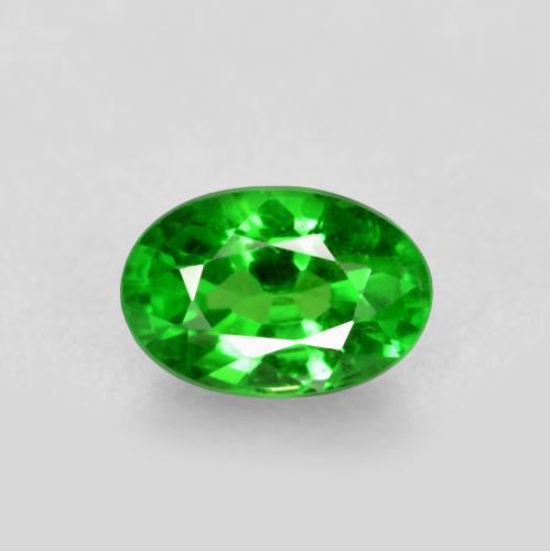 0.6ct Oval Facet Green Tsavorite Garnet for sale thumb image of 0.6ct Oval Facet Green Tsavorite Garnet (ID: 467485)