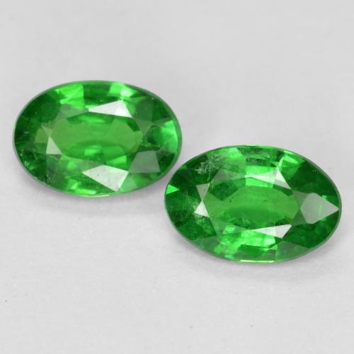 Verde bosque claro Granate Tsavorita Gema - 0.4ct Forma ovalada (ID: 468817)