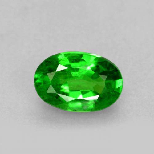 Vert clair Grenat Tsavorite gemme - 0.5ct Ovale facette (ID: 468852)