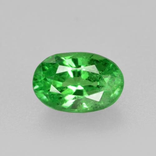 Intense Green Гранат Цаворит Камень - 0.6ct Фасетный Овал (ID: 468934)