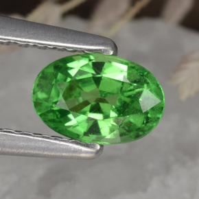 0.6ct Oval Facet Green Tsavorite Garnet for sale thumb image of 0.6ct Oval Facet Green Tsavorite Garnet (ID: 468940)