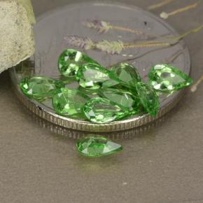 Tsavorite Garnet Gemstones in 4.7 x 2.9 mm Size for Sale, Tsavorite Garnet Stones in Lively Green Color