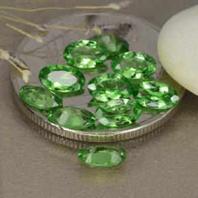 Tsavorite Garnet Gemstones in 5 x 3 mm (calibrated) Size for Sale, Tsavorite Garnet Stones in Medium Green Color