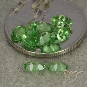 Tsavorite Garnet Gemstones in 5 x 3 mm (calibrated) Size for Sale, Tsavorite Garnet Stones in Green Color