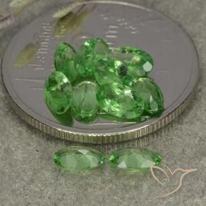 Tsavorite Garnet Gemstones in 5 x 3 mm (calibrated) Size for Sale, Tsavorite Garnet Stones in Green Color