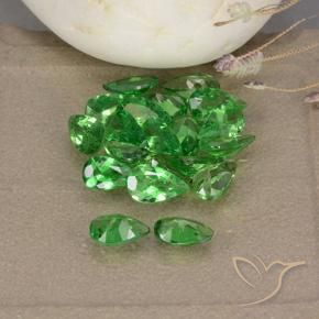 Tsavorite Garnet Gemstones in 5 x 3 mm (calibrated) Size for Sale, Tsavorite Garnet Stones in Bright Green Color