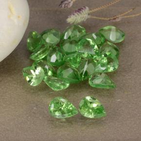 3.14 ctw Green Tsavorite Garnet Stones, Natural Tsavorite Garnet in Pear Facet Shape for Sale
