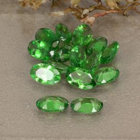 Tsavorite Garnet Gemstones in 5 x 3 mm (calibrated) Size for Sale, Tsavorite Garnet Stones in Medium Green Color