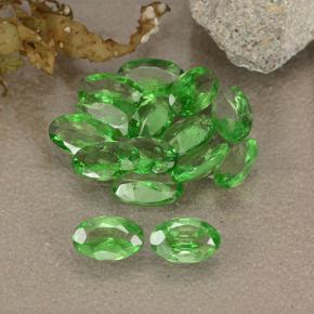 ライブリーグリーン ツァボライトガーネット 宝石 - 0.2ct オーバル ファセット (ID: 484889)