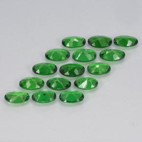 Tsavorite Garnet Gemstones in 5 x 3 mm (calibrated) Size for Sale, Tsavorite Garnet Stones in Deep Green Color