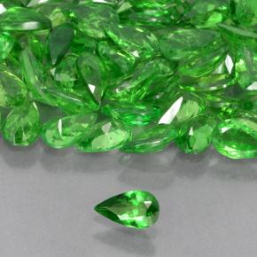 0.20 ct Green Tsavorite Garnet Stone, Natural Tsavorite Garnet in Pear Facet Shape for Sale