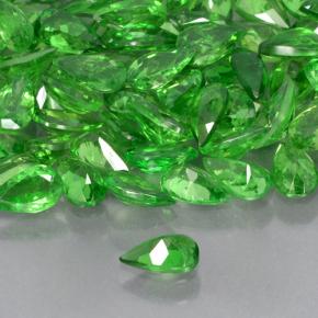 Tsavorite Garnet Gemstone in 4.9 x 2.8 mm Size for Sale, Tsavorite Garnet Stone in Bright Green Color