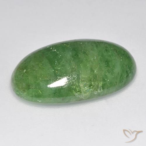 Tsavorite Garnet Gemstone in 18.8 x 11.9 mm Size for Sale, Tsavorite Garnet Stone in Medium Green Color