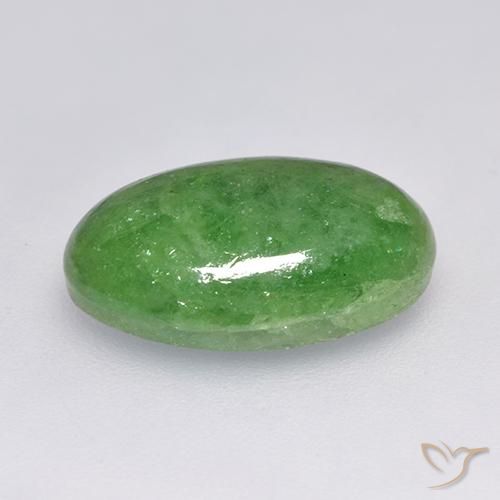 Tsavorite Garnet Gemstone in 15 x 10 mm (calibrated) Size for Sale, Tsavorite Garnet Stone in Deep Green Color