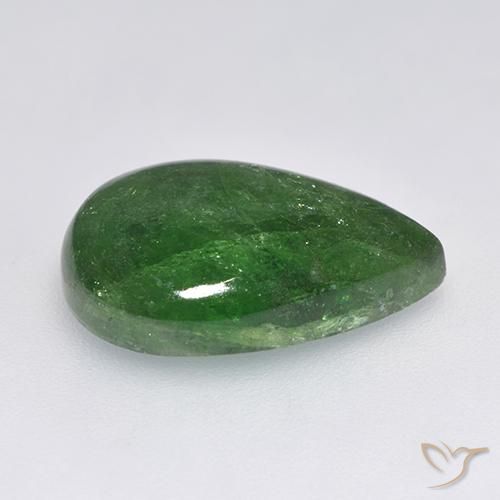 Tsavorite Garnet Gemstone in 16.9 x 12.1 mm Size for Sale, Tsavorite Garnet Stone in Medium Green Color