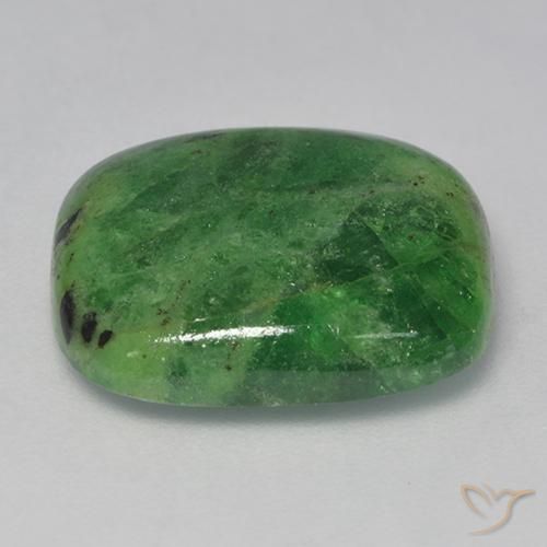 Tsavorite Garnet Gemstone in 14.8 x 12.8 mm Size for Sale, Tsavorite Garnet Stone in Chrome Green Color