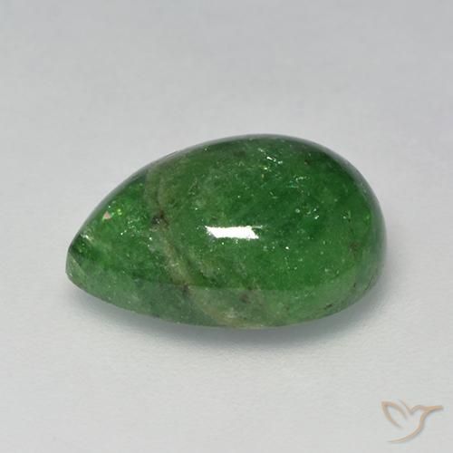 Tsavorite Garnet Gemstone in 13 x 10 mm Size for Sale, Tsavorite Garnet Stone in Forest Green Color