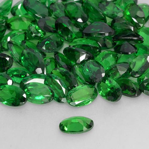 Tsavorite Garnet Gemstone in 5.1 x 3.1 mm Size for Sale, Tsavorite Garnet Stone in Medium Green Color