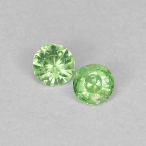 Lively Green Tsavorite Garnet Gem - 0ct Diamond-Cut (ID: 590211)