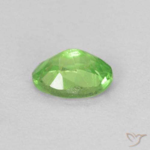 Tsavorite Garnet Gemstone in 4 x 3 mm (calibrated) Size for Sale, Tsavorite Garnet Stone in Lively Green Color