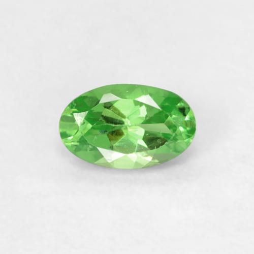 0.32 ct Oval Cut Tsavorite Garnet, 5 x 3.1 mm From Tanzania, Photo A
