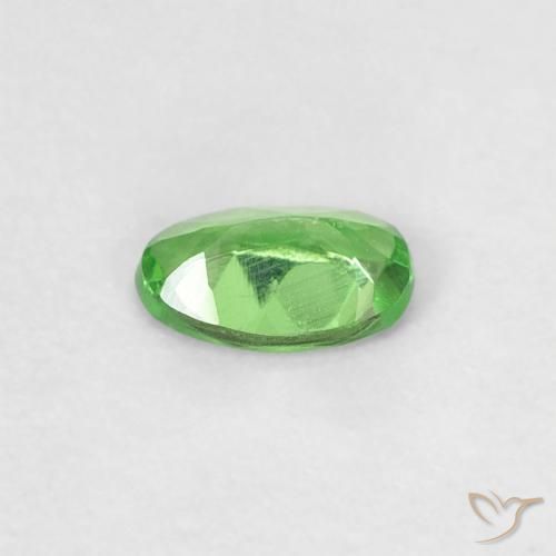 Tsavorite Garnet Gemstone in 4.7 x 3 mm Size for Sale, Tsavorite Garnet Stone in Bright Green Color