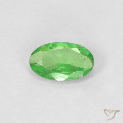 0.27 ct Oval Cut Tsavorite Garnet, 5.2 x 3.1 mm From Tanzania, Photo A