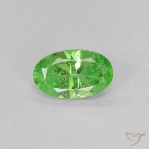 0.28 ct Oval Cut Tsavorite Garnet, 5.1 x 3.1 mm From Tanzania, Photo A