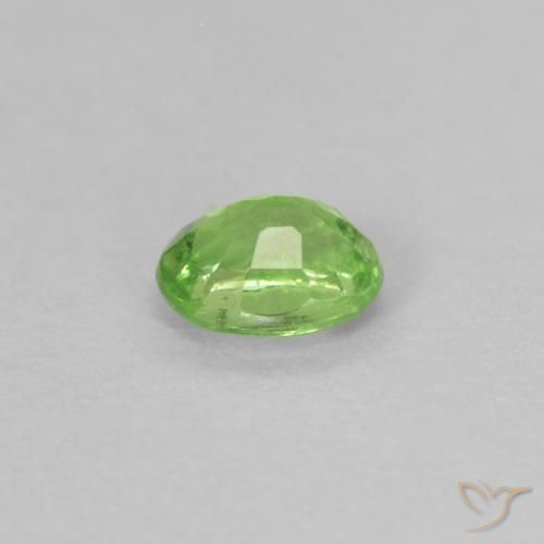 Tsavorite Garnet Gemstone in 4 x 3.1 mm Size for Sale, Tsavorite Garnet Stone in Lively Green Color