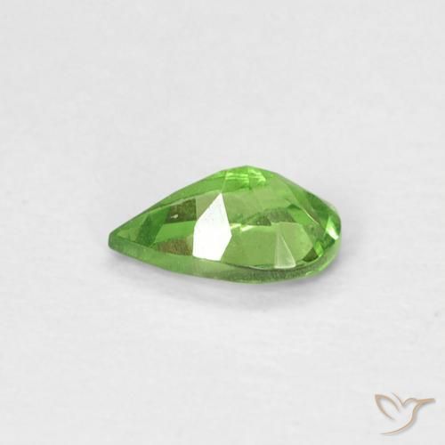 Tsavorite Garnet Gemstone in 5.2 x 3.3 mm Size for Sale, Tsavorite Garnet Stone in Lively Green Color