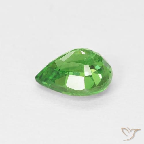 Tsavorite Garnet Gemstone in 6.3 x 5.2 mm Size for Sale, Tsavorite Garnet Stone in Electric Green Color