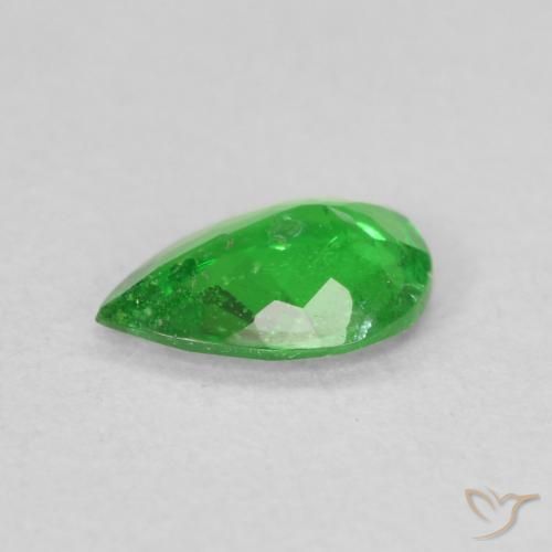 Tsavorite Garnet Gemstone in 7 x 5 mm (calibrated) Size for Sale, Tsavorite Garnet Stone in Medium Green Color