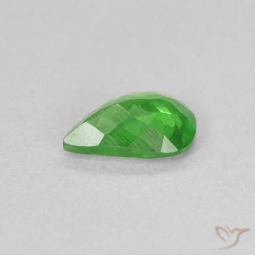Tsavorite Garnet Gemstone in 7.3 x 5.2 mm Size for Sale, Tsavorite Garnet Stone in Medium Green Color