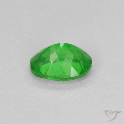 Tsavorite Garnet Gemstone in 7 x 5 mm (calibrated) Size for Sale, Tsavorite Garnet Stone in Electric Green Color
