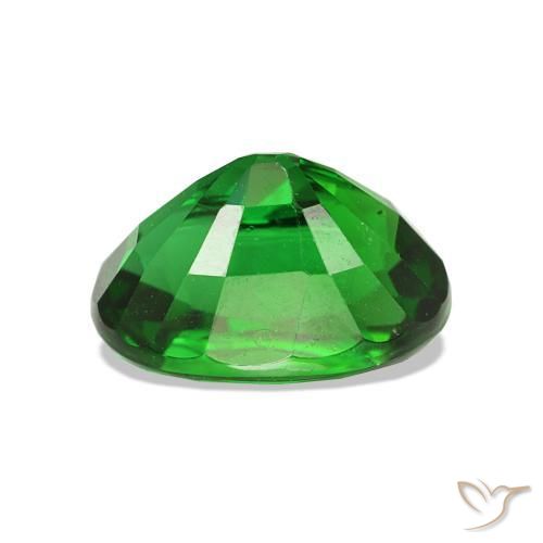 Tsavorite Garnet Gemstone in 9 x 6 mm (calibrated) Size for Sale, Tsavorite Garnet Stone in Intense Green Color