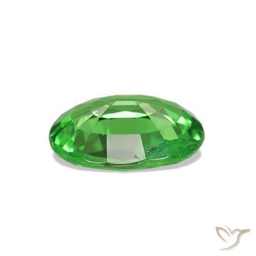 Tsavorite Garnet Gemstone in 9 x 7 mm (calibrated) Size for Sale, Tsavorite Garnet Stone in Medium Green Color