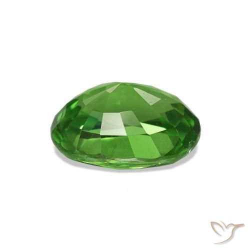 Tsavorite Garnet Gemstone in 8 x 6 mm (calibrated) Size for Sale, Tsavorite Garnet Stone in Medium Green Color
