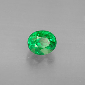 1.04 ct Green Tsavorite Garnet Stone, Natural Tsavorite Garnet in Oval Facet Shape for Sale