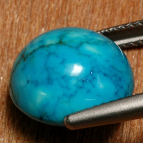 Turquoise Gemstone in 12.6 x 12.5 mm Size for Sale, Turquoise Stone in Blue Color