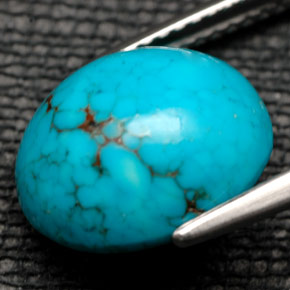 Turquoise Gemstone in 12.4 x 10.6 mm Size for Sale, Turquoise Stone in Blue Color
