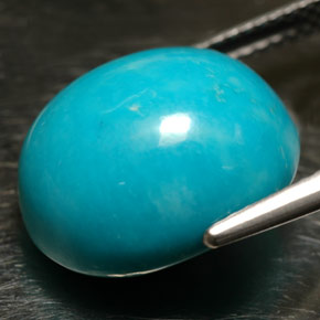 Turquoise Gemstone in 14.5 x 12.8 mm Size for Sale, Turquoise Stone in Blue Color
