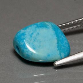 Turquoise Gemstone in 9.9 x 9.3 mm Size for Sale, Turquoise Stone in Blue Color